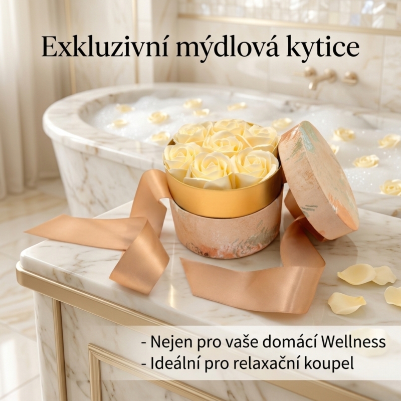 mýdlová kytice Lela