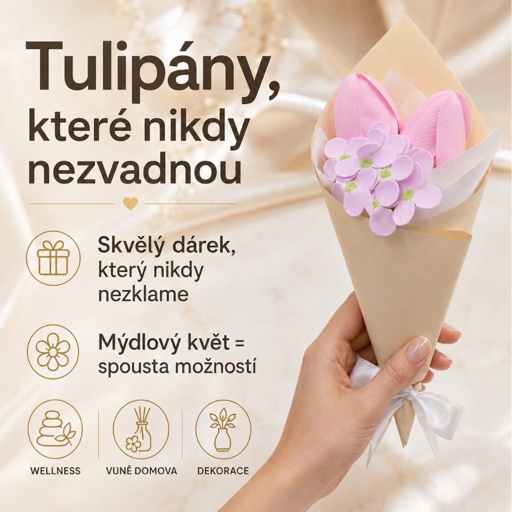 mýdlové tulipány