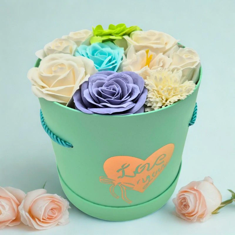 Azure Mýdlová kytice | Flower Box Mint