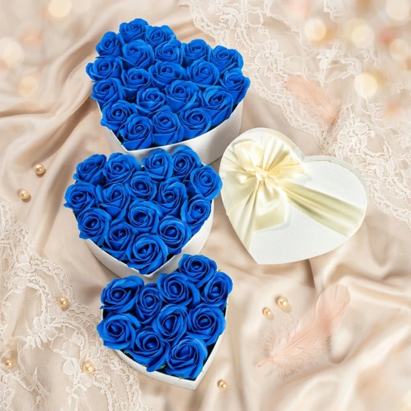 Mýdlová Kytice Blue L | Srdce z lásky