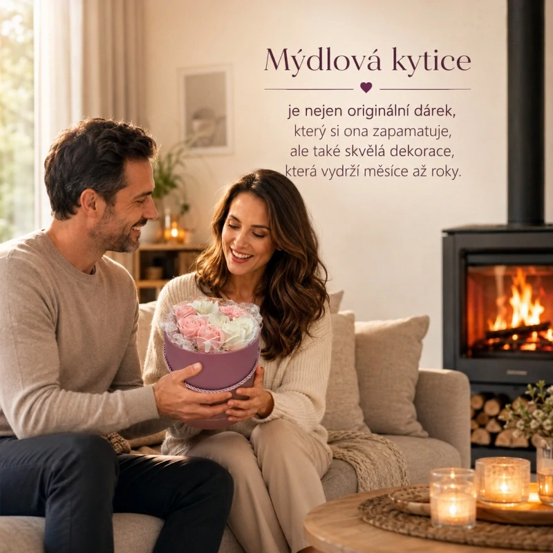Carmen mýdlové květy | Dárková mýdlová kytice