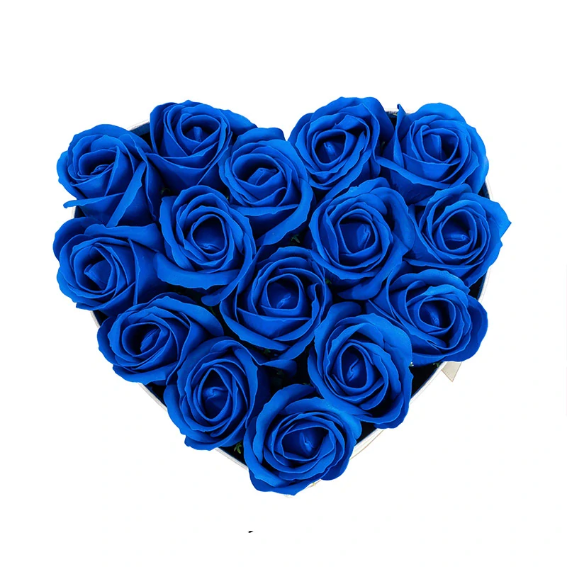 Mýdlová Kytice Blue L | Srdce z lásky
