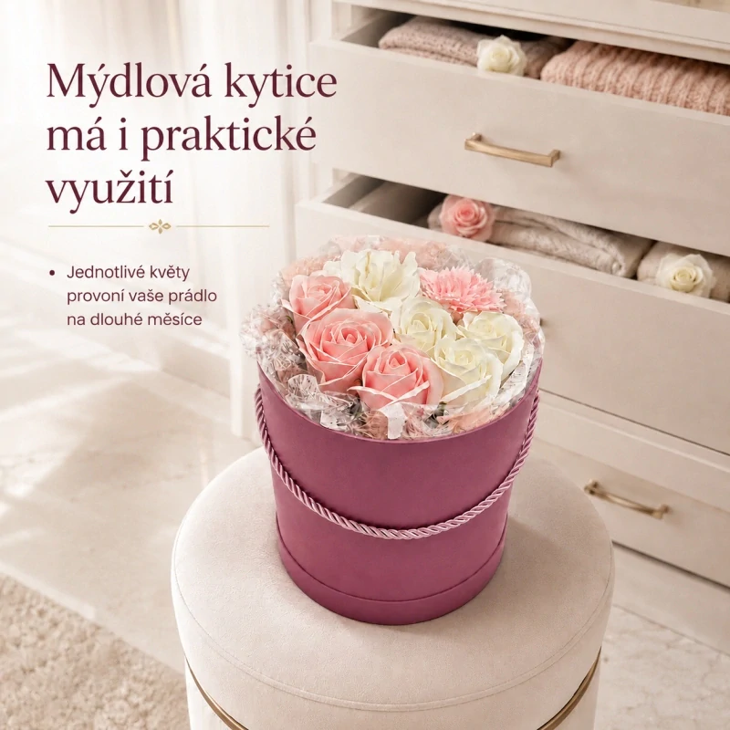 Carmen mýdlové květy | Dárková mýdlová kytice