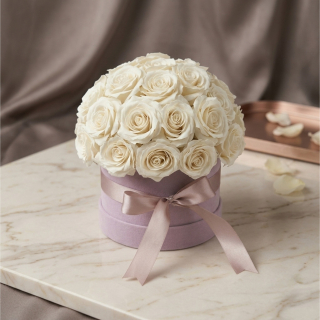Mýdlová kytice Romance | 31 luxusních růží ve Flowerboxu