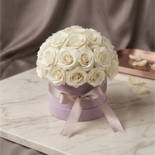 Mýdlová kytice Romance | 31 luxusních růží ve Flowerboxu