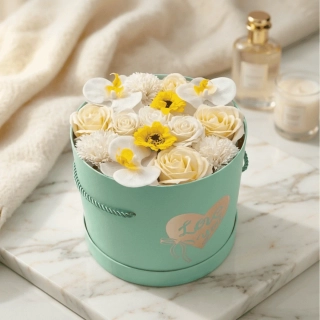 Mýdlová kytice Solea - Mýdlové květy ve Flowerboxu