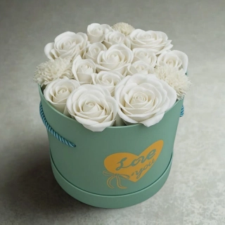 Kytice Velvet | Flower Box Mint